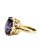 Vintage craft Ring Alexandrite 14K Yellow gold vrc130y